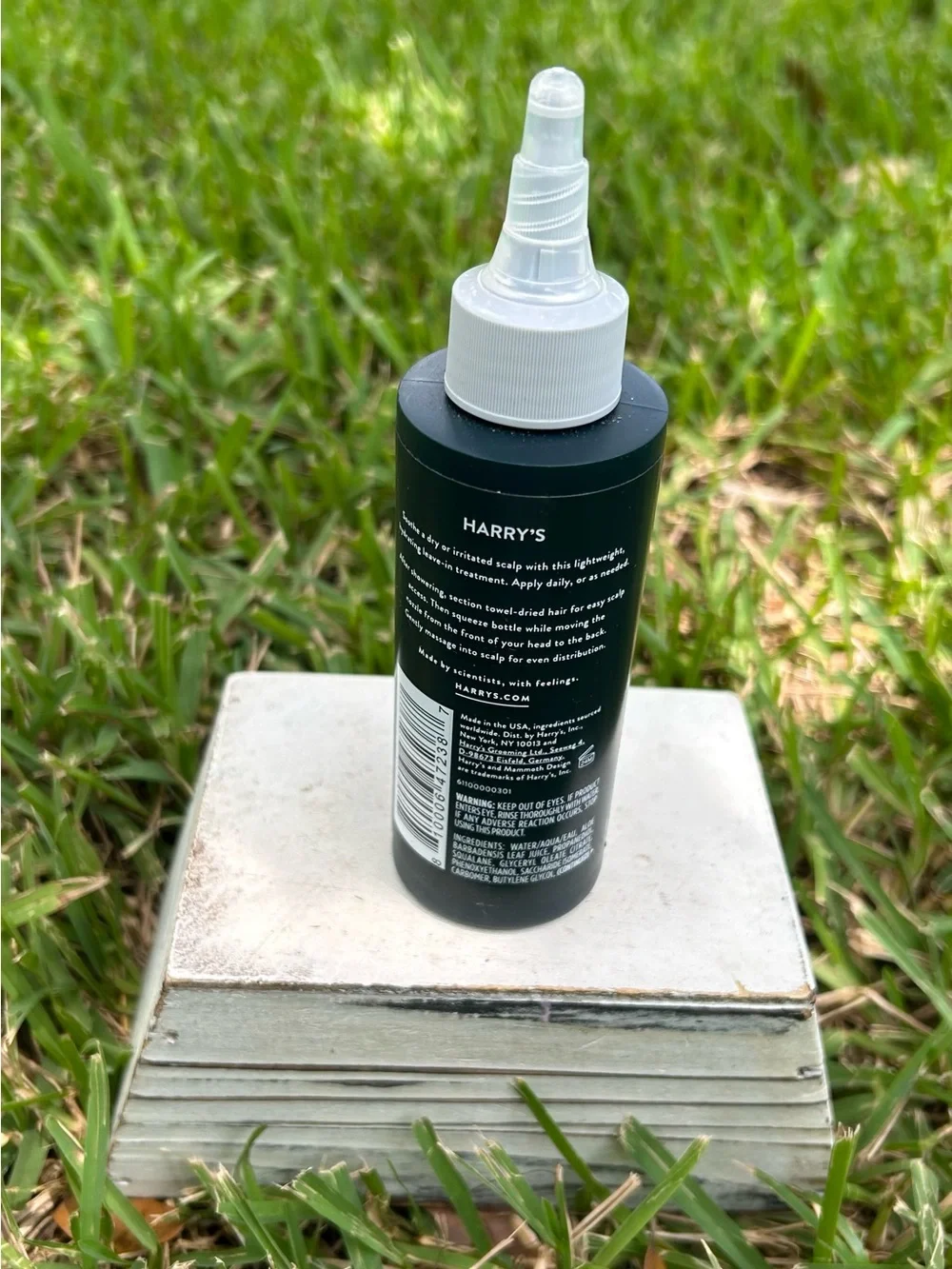 5/$25 HARRY'S Scalp Cream - Dark Green & White